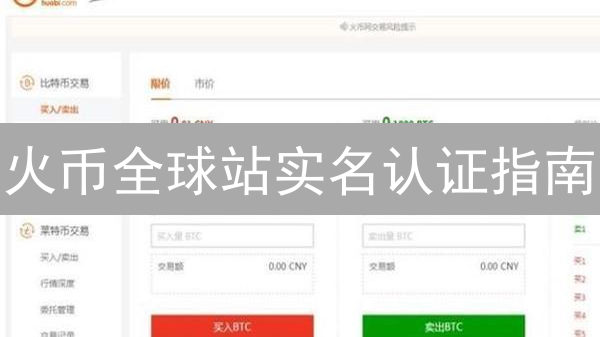 火币全球站实名认证指南：开启加密货币交易之旅