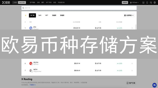欧易币种存储方案：安全、高效、多样化资产管理指南