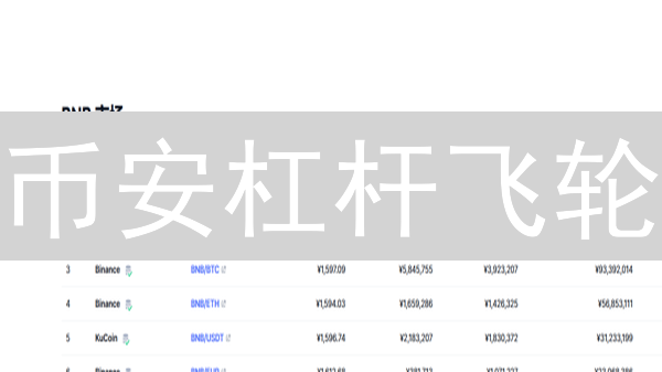 币安杠杆飞轮：提升期货交易效率的秘诀解析