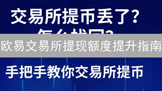 欧易交易所提现额度提升指南：解锁更高资产流动性