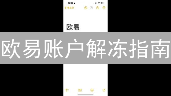 欧易账户解冻指南：恢复您的加密资产访问