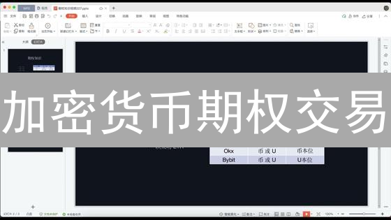 加密货币期权交易：机遇、挑战与策略分析