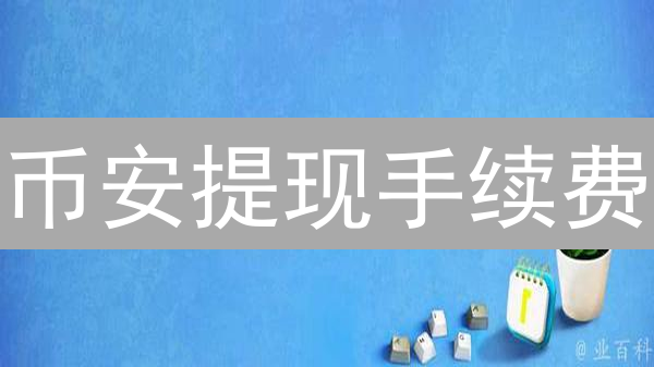 币安提现手续费：深度解析与精明交易策略