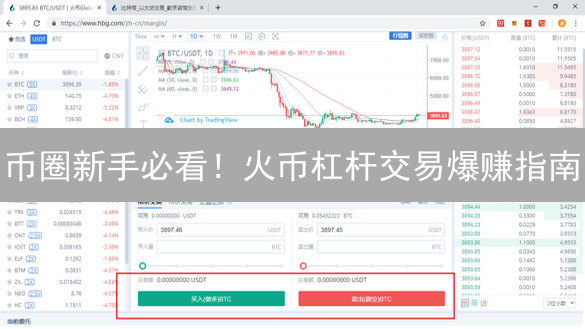 币圈新手必看！火币杠杆交易爆赚指南：风险与机遇并存！