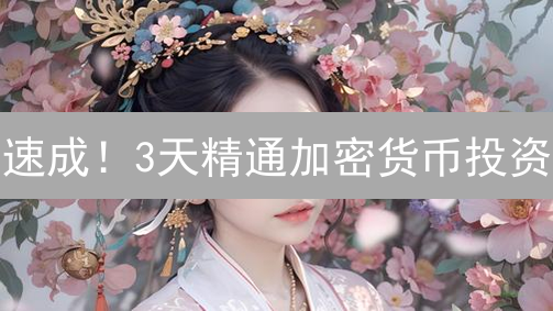 速成！3天精通加密货币投资：高手进阶秘籍，掘金DeFi & NFT！