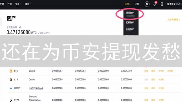 还在为币安提现发愁？3分钟搞定，告别手续费陷阱！