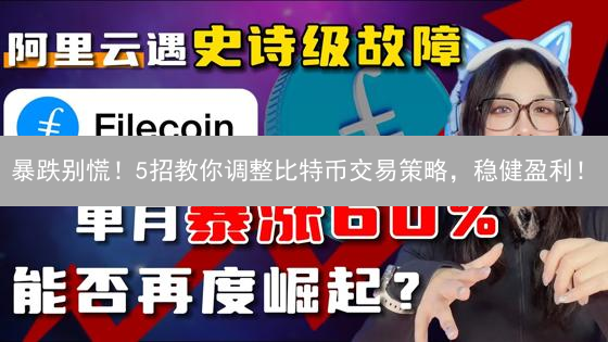暴跌别慌！5招教你调整比特币交易策略，稳健盈利！