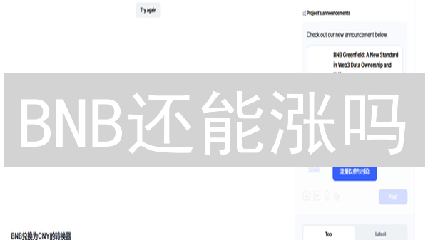 BNB还能涨吗？币安币深度解析：价值、销毁与未来趋势！
