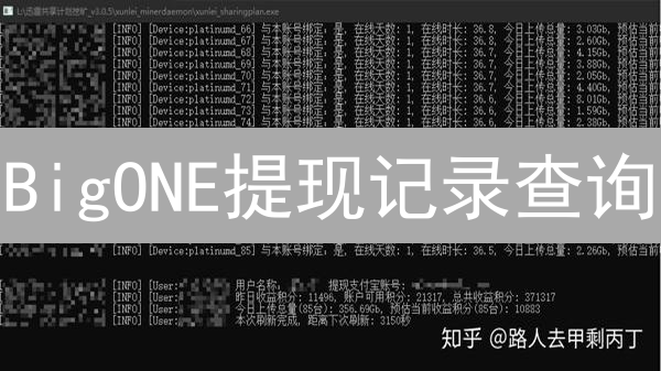 BigONE提现记录查询：轻松管理您的加密资产