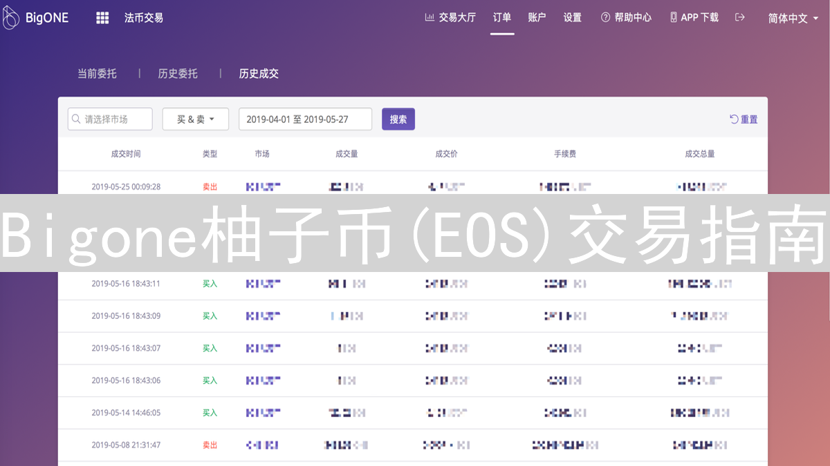 Bigone柚子币(EOS)交易指南：新手进阶策略详解