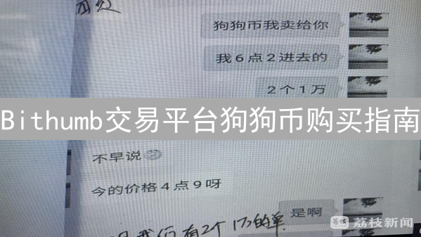 Bithumb交易平台狗狗币购买指南