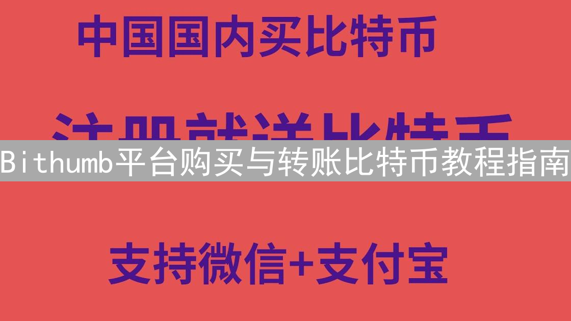 Bithumb平台购买与转账比特币教程指南