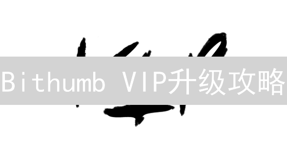 Bithumb VIP升级攻略：解锁高级权益深度解析