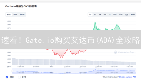 速看！Gate.io购买艾达币(ADA)全攻略：新手也能轻松上手！