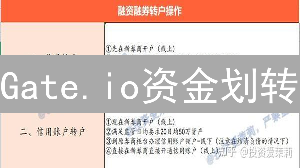 Gate.io资金划转：数字资产高效管理的精妙策略