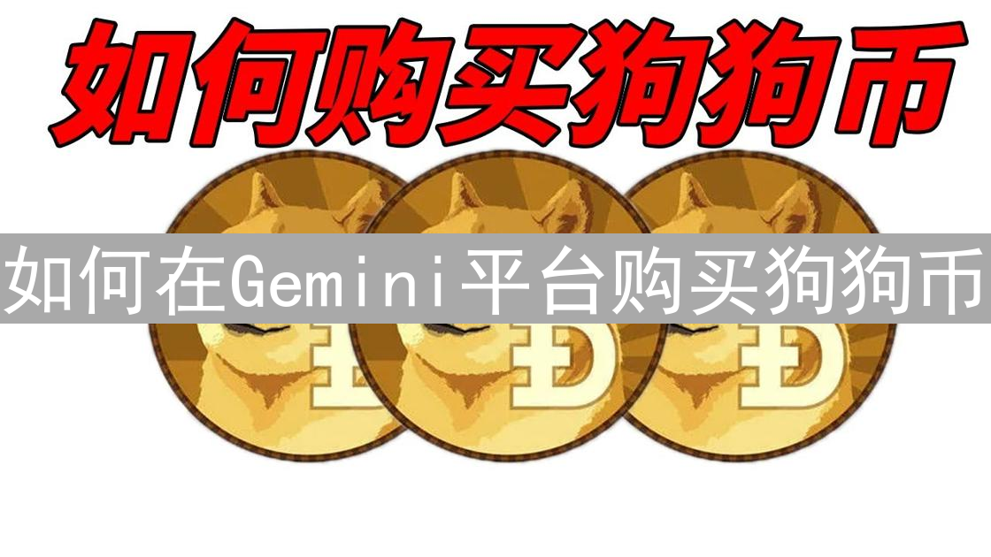 如何在Gemini平台购买狗狗币：详细操作指南