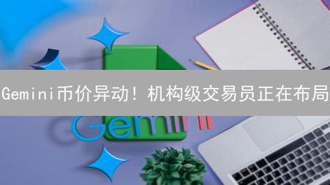 Gemini币价异动！机构级交易员正在布局？