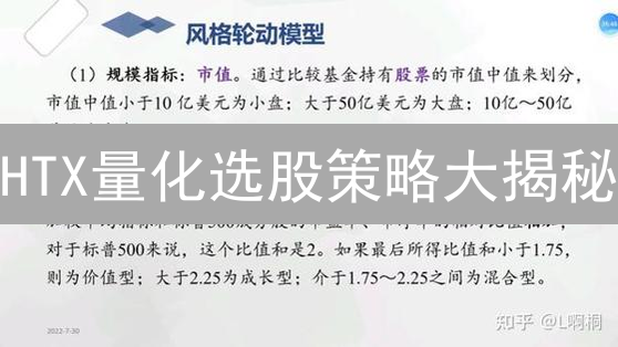HTX量化选股策略大揭秘：数字货币投资新机遇？