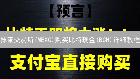 抹茶交易所(MEXC)购买比特现金(BCH)详细教程
