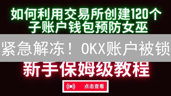 紧急解冻！OKX账户被锁？3步极速恢复指南【2024最新】