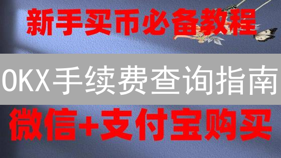 OKX手续费查询指南：了解交易成本，优化交易策略