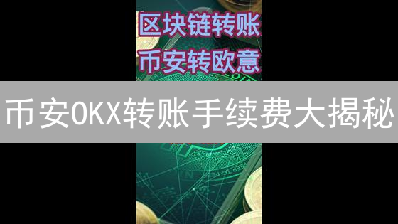 币安OKX转账手续费大揭秘：省钱攻略！