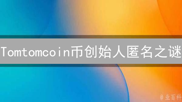 Tomtomcoin币创始人匿名之谜：背景调查与深度猜想