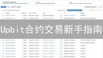 Upbit合约交易新手指南：5分钟学会开户与风险管理！