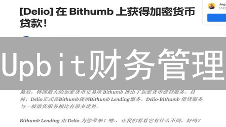 Upbit财务管理：提升加密资产效能的精细化运营策略