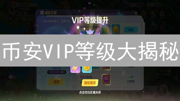 币安VIP等级大揭秘：选对等级，交易收益翻倍！
